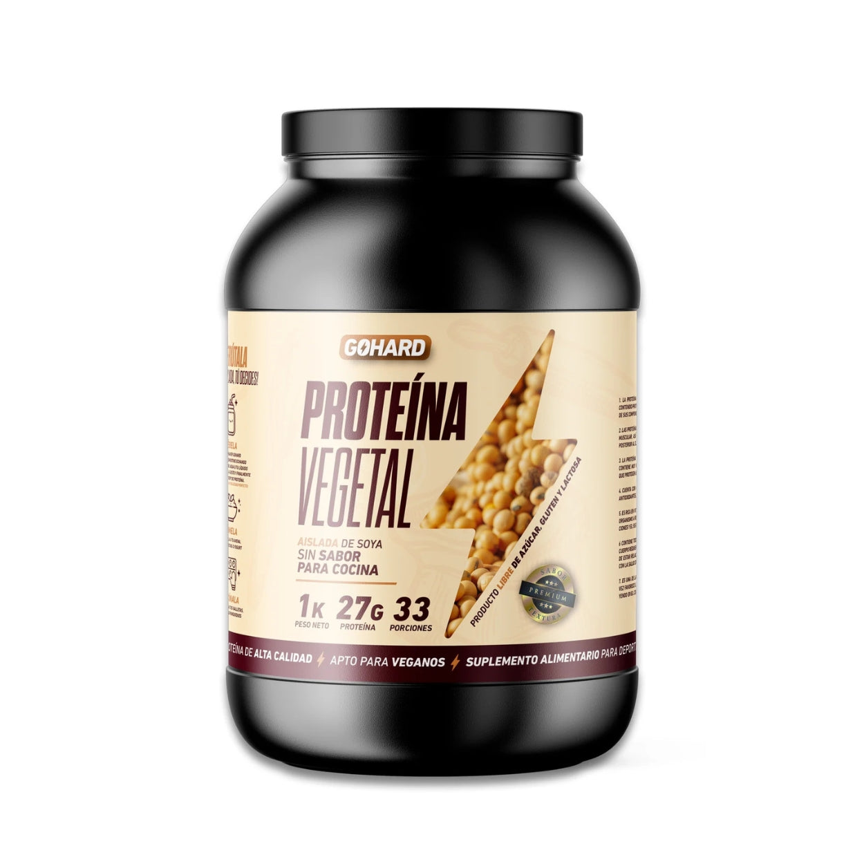 Proteina Vegetal Aislada de Soya 33 Servicios