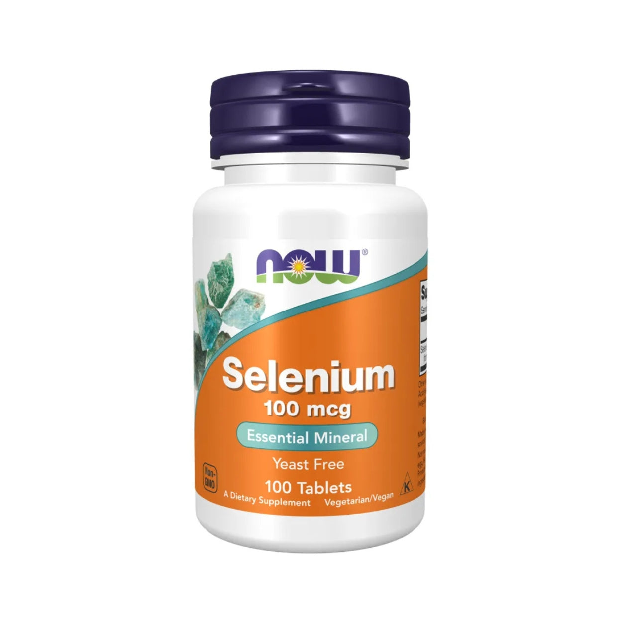 Selenio 100 Mcg Mineral Esencial Now 100 Tabletas