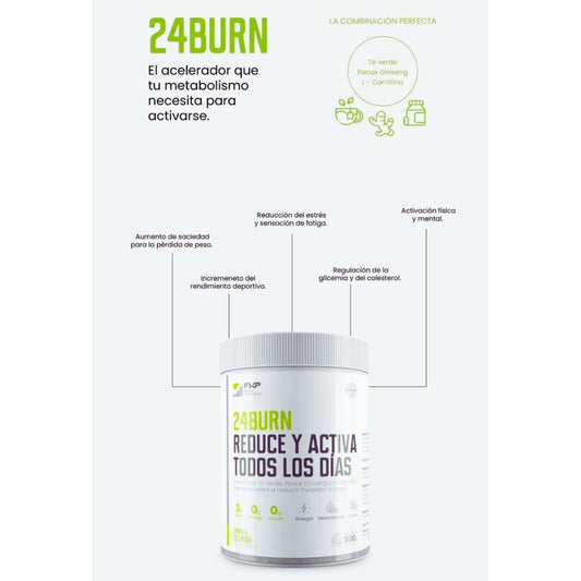 24 Burn Suplemento Reduce Y Activa Todos los Dias