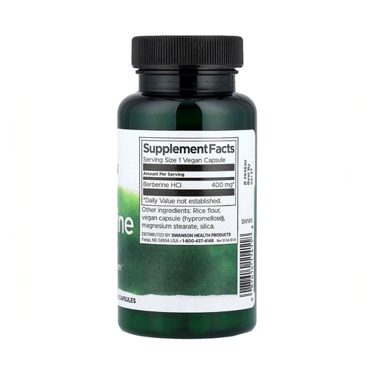 Berberina, 400 mg, 60 cápsulas veganas Swanson
