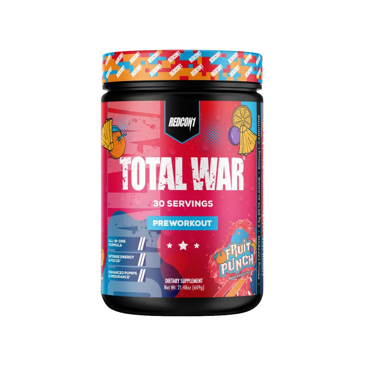 Total War Pre-Workout 600gr - Redcon1 Pre-Entreno