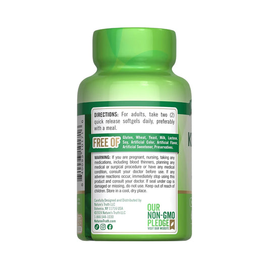 Krill Oil Omega 3 2000mg 60 Capsulas Blandas Nature's Truth