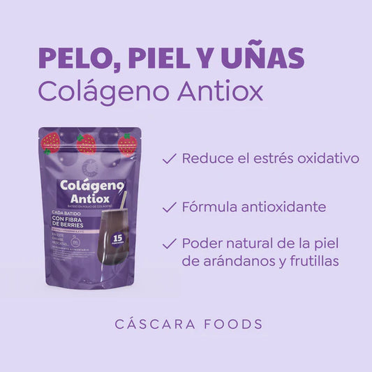 Colageno Hidrolizado Antiox Biotina Y Vitaminas A,E,C 150g