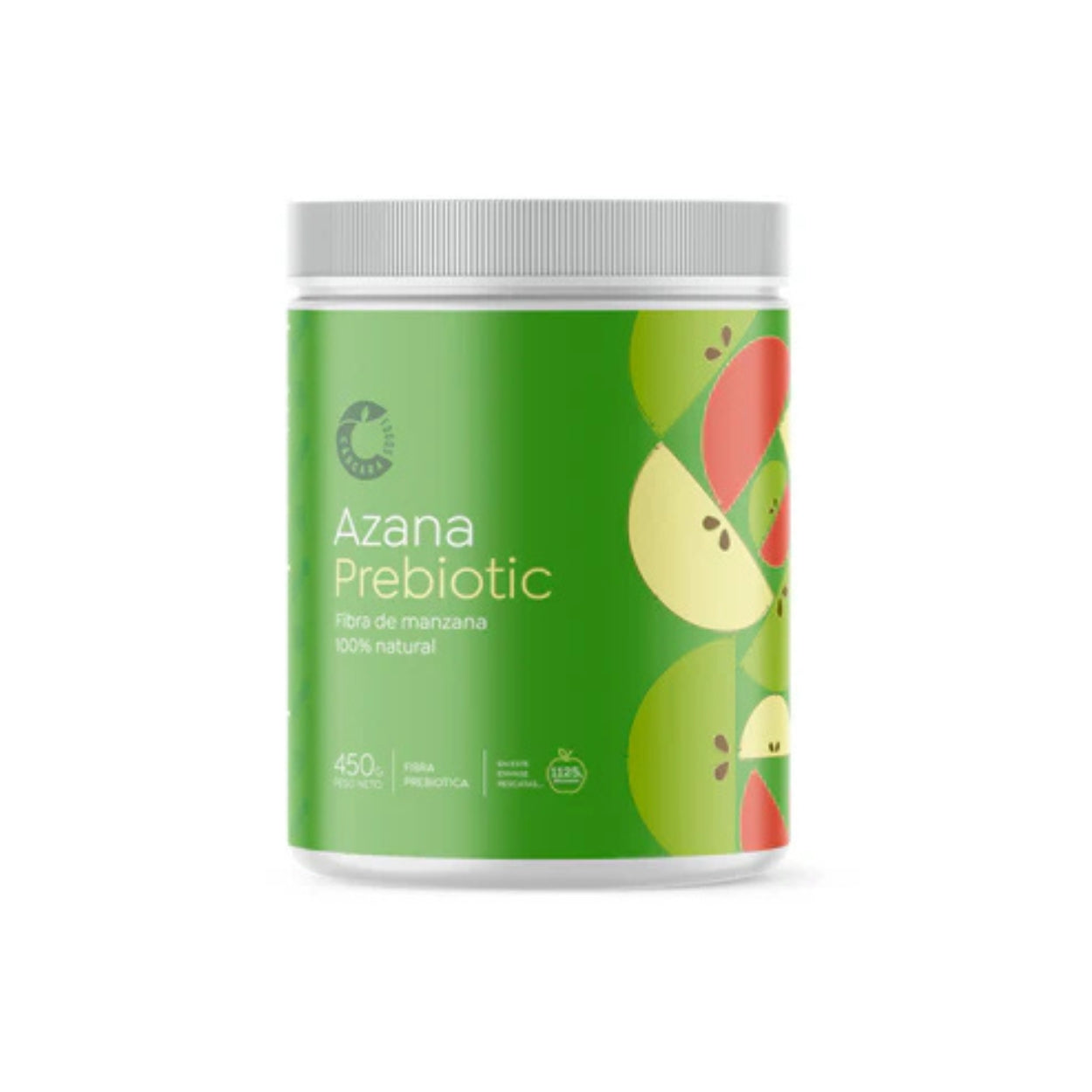 Azana Prebiotic Fibra De Manzana 100% Natural Cascara Foods 450g