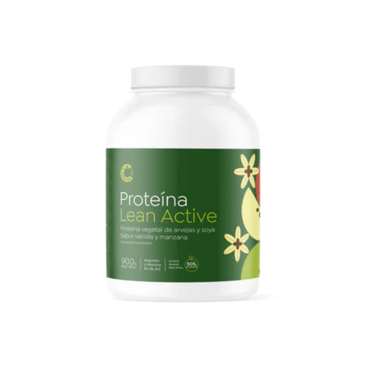 Proteína Vegetal Lean Active Vainilla Manzana 900g