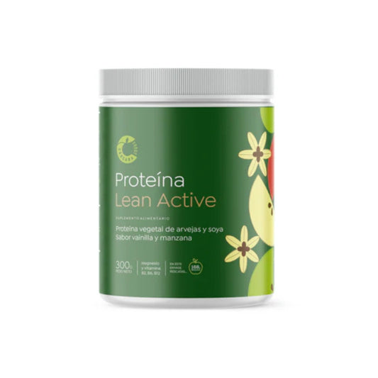 Proteína Vegetal Lean Active Vainilla Manzana 300g