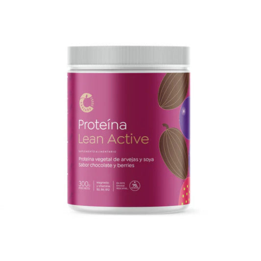 Proteína Lean Active Vegetal Sabor Chocolate Berries 300g