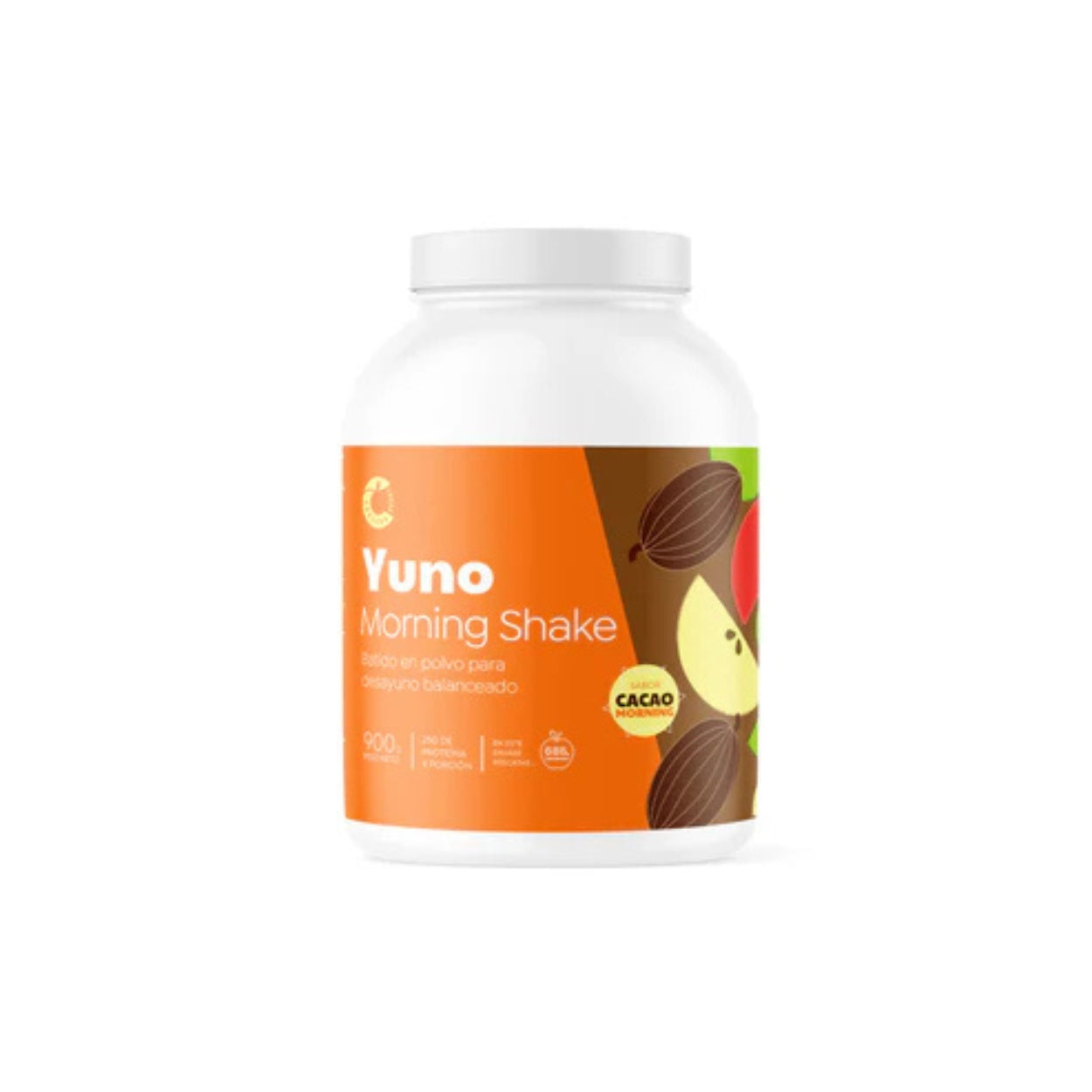 Yuno Morning Shake Sabor Cacao Batido Desayuno Nutritivo 900g