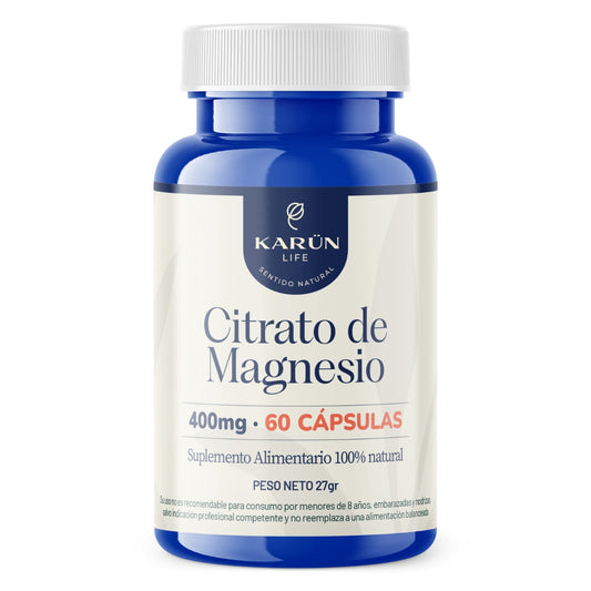 Citrato De Magnesio 400 Mg 90 Cápsulas
