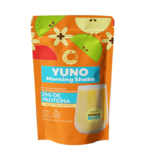 Yuno Morning Shake Vainilla Blizz 300g Batido Desayuno Nutritivo