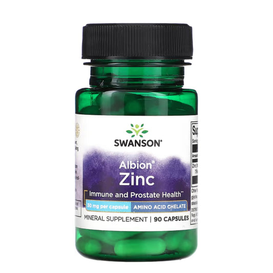 Albion Zinc Premium 90 Caps. Swanson- Inmunidad Antioxidante