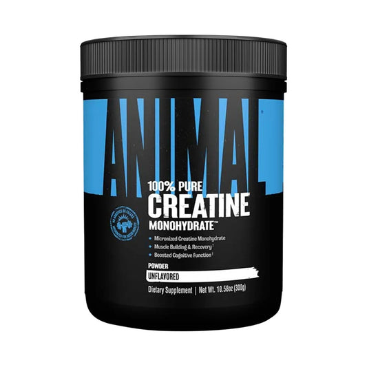 Creatina Monohidrato Micronizada 300gr Animal Sin Sabor