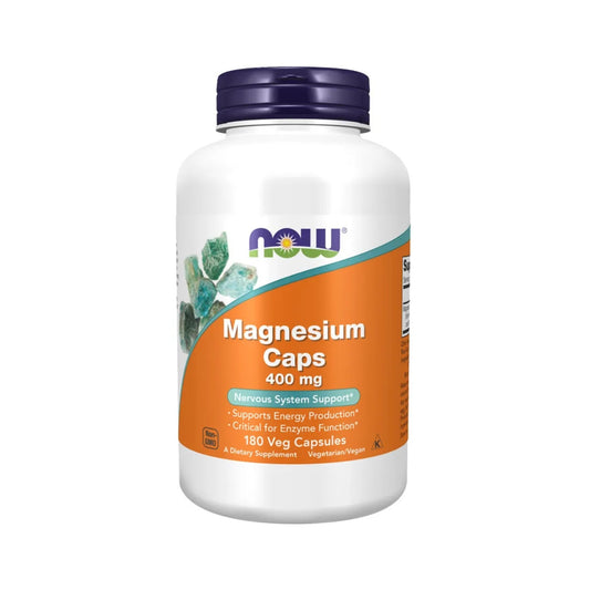 Magnesio 400mg Now- Apoyo Al Sistema Nervioso- Energia