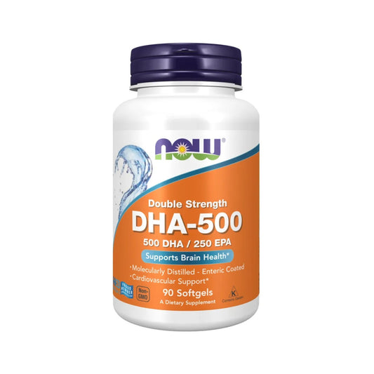 Omega Dha -500 Mg 90 Caps - Now Foods Sabor Sin Sabor