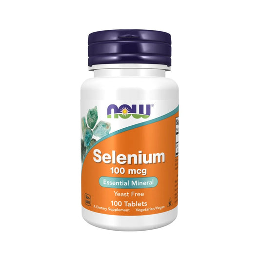 Selenio 100 Mcg Mineral Esencial Now 100 Tabletas