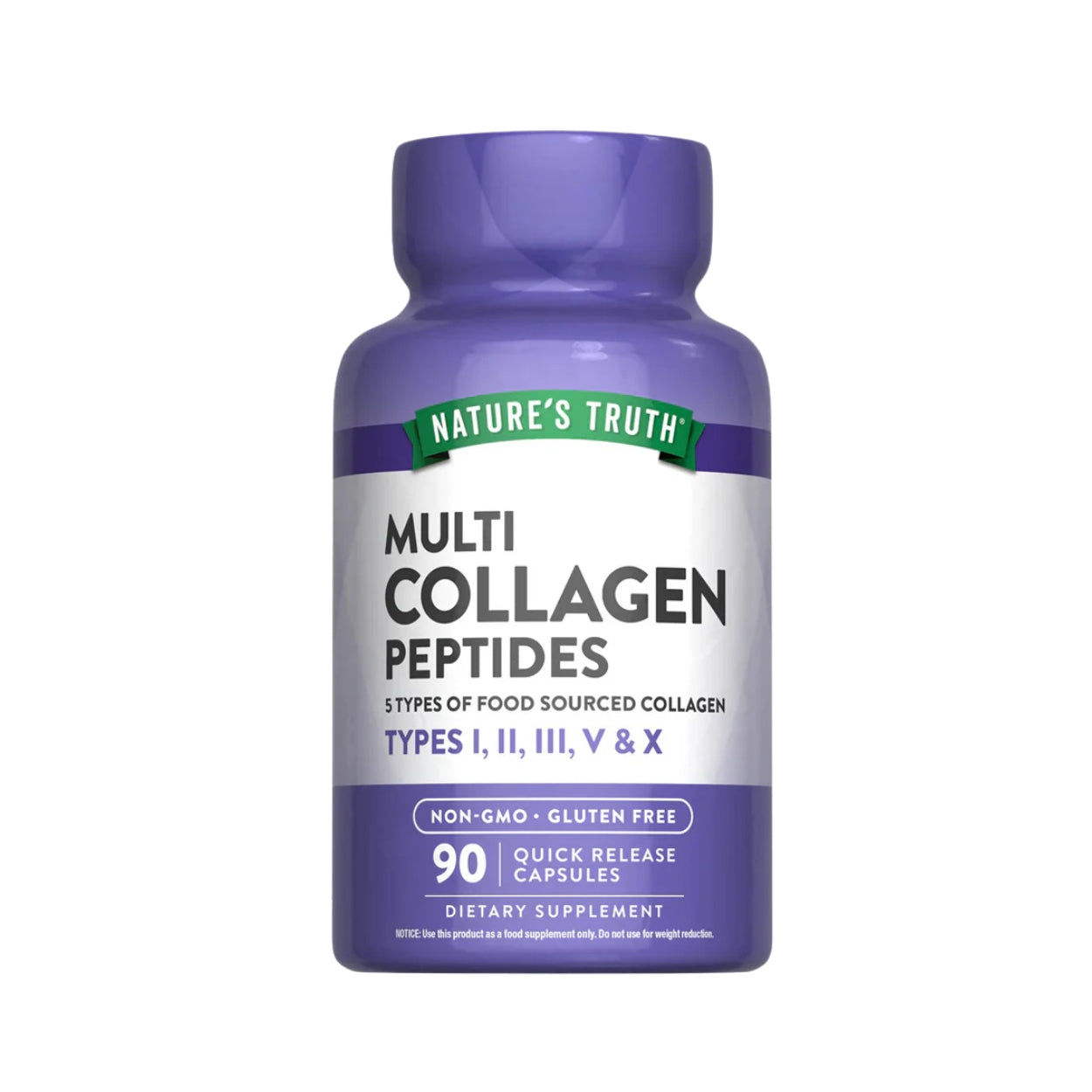 Multi Collagen Complex Colágeno Tipo I, II, III, V, X - 90 Cápsulas