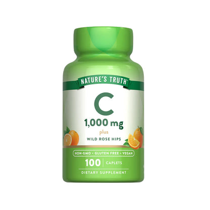 Vitamina C Plus 1000 Mg & Wild Rose Hips - Comprimidos