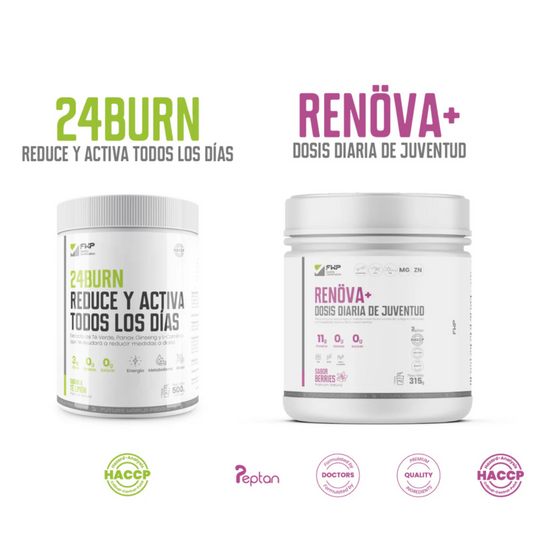 Pack FWP 24Burn Y  Renova+ Dosis De Juventud Diaria