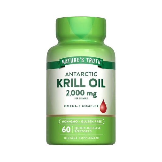 Krill Oil Omega 3 2000mg 60 Capsulas Blandas Nature's Truth