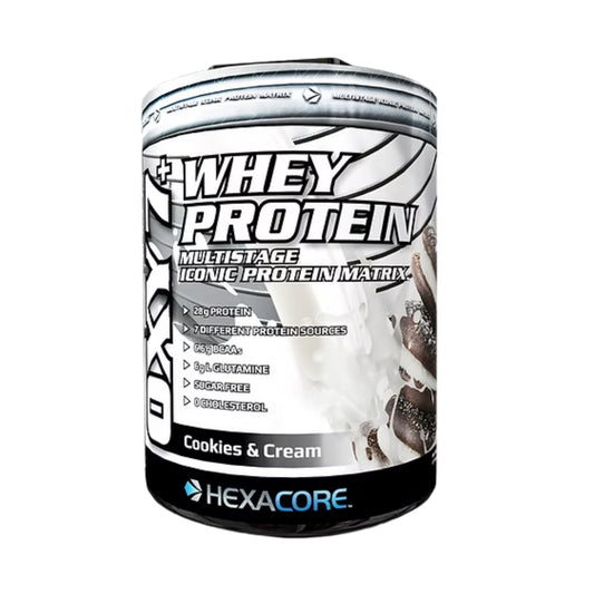 Proteina Whey Hexacore OXY7 5 libras 67 servicios