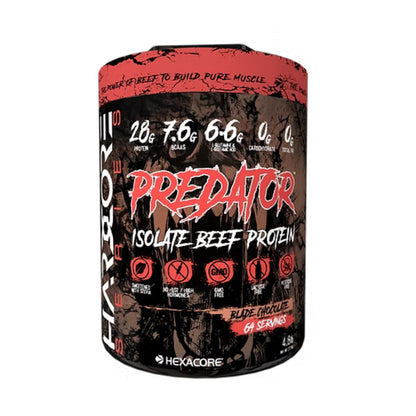 Proteina de carne Hexacore Predator – 4.8 libras 64 servicios Chocolate
