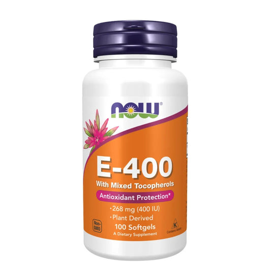 Vitamina E - 400 UI 100 Caps - Now Foods