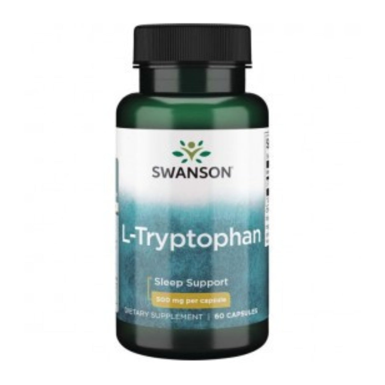 L- Triptofano 500mg Swanson 60 Caps Sin Sabor