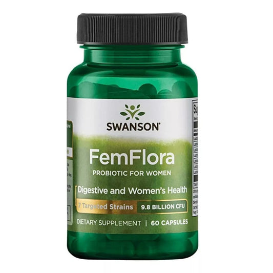 Femflora Probioticos Mujer 60cáp 9.8 Bill Cfu Swanson