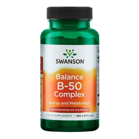 Vitamina Complejo Balance B-50 100 Caps Swanson